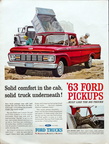 1963 Ford/Mercury trucks magazine advertisements
