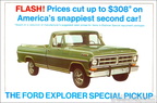 1971 Ford Pickup advertising postcards
