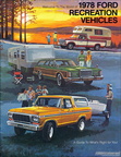 1978 Ford Recreational Vehicles brochure