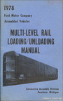 1978 Ford Multilevel Rail Loading/Unloading manual