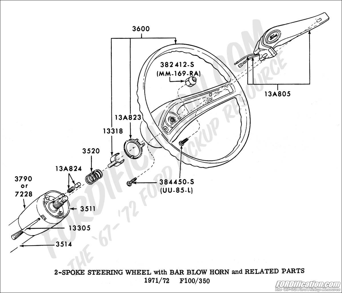 1972 Ford F100 Ignition Switch Wiring Diagram from fordification.com