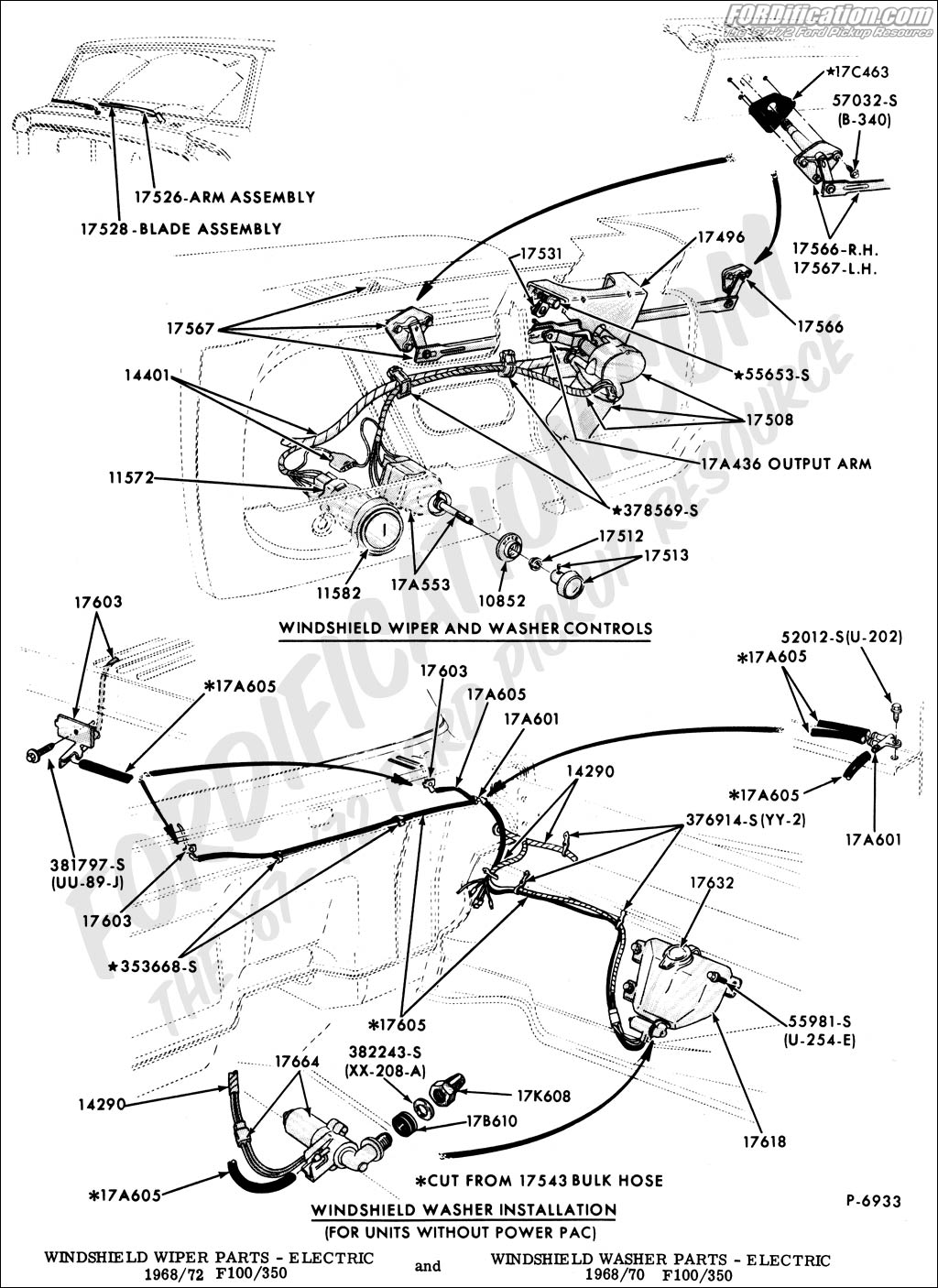 Ongaro Wiper Motor Wiring Diagram from fordification.com